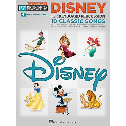 Disney - Keyboard Percussion -Easy Instrumental Play-Along Book with Online Audio Tracks