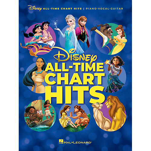 Hal Leonard Disney All-Time Chart Hits Piano/Vocal/Guitar Songbook