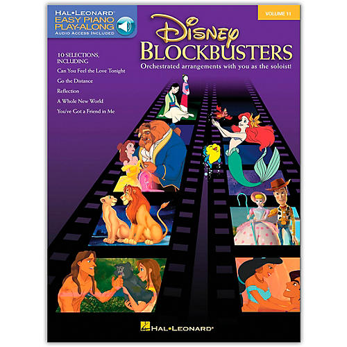 Disney Blockbusters - Easy Piano Play-Along Volume 11 (Book/Online Audio)