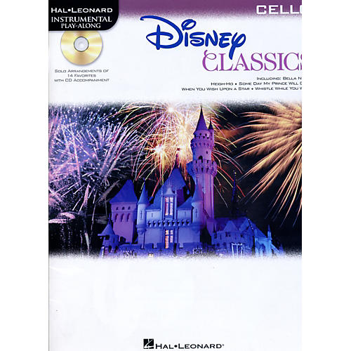 Hal Leonard Disney Classics Instrumental Play Along (Book/CD) Cello