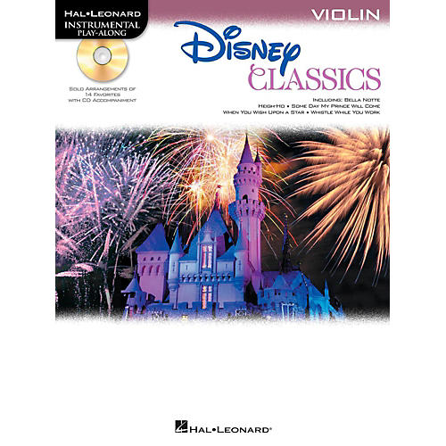 Hal Leonard Disney Classics Instrumental Play Along (Book/CD) Violin