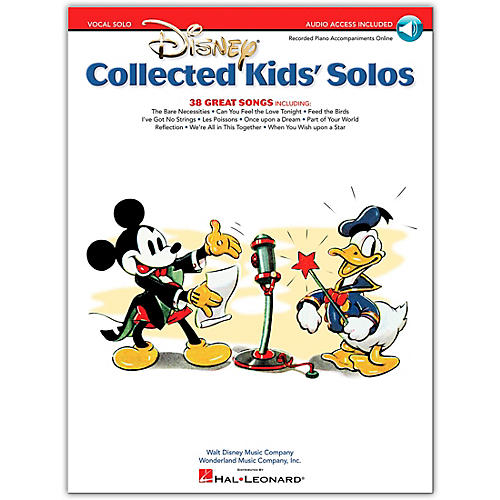 Disney Collected Kids' Solos Book/Online Audio