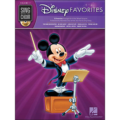 Hal Leonard Disney Favorites - Sing with The Choir Series Vol. 7 Book/CD