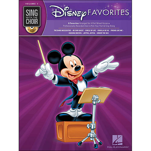 Hal Leonard Disney Favorites - Sing with The Choir Series Vol. 7 Book/CD