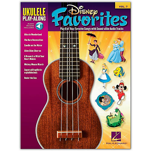 Disney Favorites - Ukulele Play-Along Vol. 7 (Book/Online Audio)