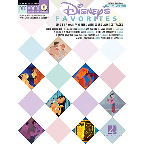 Hal Leonard Disney Favorites (Pro Vocal Women's Edition Volume 16) Pro Vocal Series Softcover with CD by Various