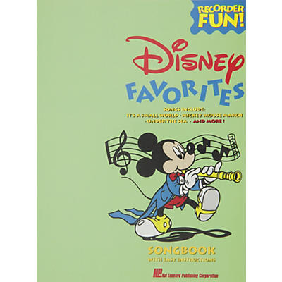 Hal Leonard Disney Favorites Recorder Songbook