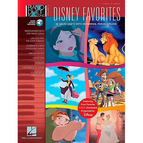 Disney Favorites Volume 5 Book/CD 1 Piano 4 Hands