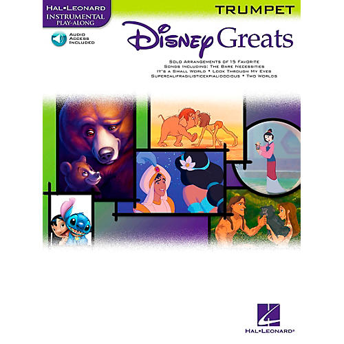 Disney Greats for Trumpet Book/Audio Online Instrumental Play-Along