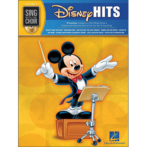 Disney Hits - Sing with The Choir Series Vol . 8 Book/CD
