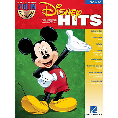 Hal Leonard Disney Hits - Violin Play-Along Volume 30 Book/CD