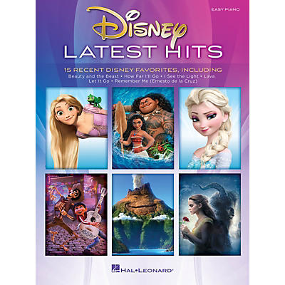 Hal Leonard Disney Latest Hits (15 Recent Disney Favorites) Easy Piano Songbook