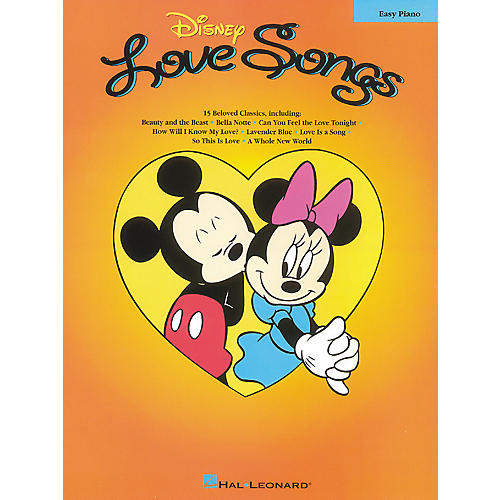Disney Love Songs For Easy Piano