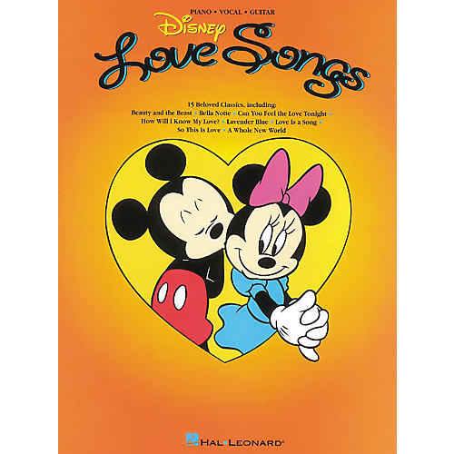 Disney Love Songs Piano/Vocal/Guitar Songbook