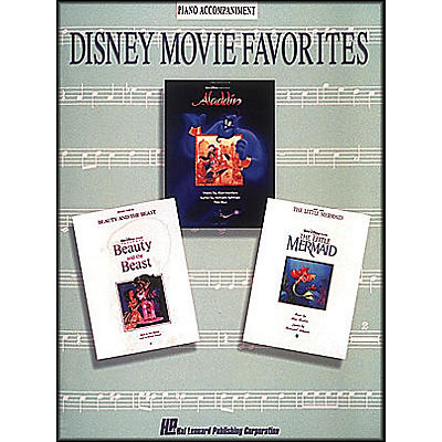 Hal Leonard Disney Movie Favorites Piano Accompaniment for Instrumental Solo Songbooks