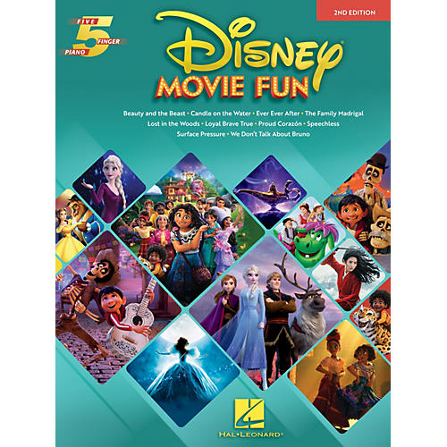 Hal Leonard Disney Movie Fun 2nd Edition Five-Finger Piano Songbook