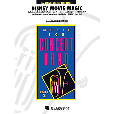 Hal Leonard Disney Movie Magic - Young Concert Band Series Level 3 arranged by James Christensen