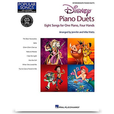 Hal Leonard Disney Piano Duets - Popular Songs Series - 8 Duets (1 Piano/4 Hands) Intermediate