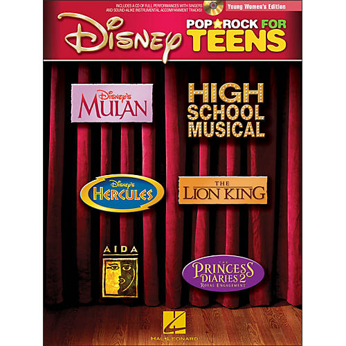 Hal Leonard Disney Pop/Rock for Teens - Young Women's Edition Book/CD