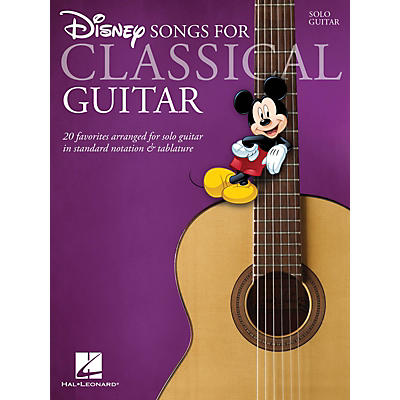 Hal Leonard Disney Songs for Classical Guitar (Standard Notation & Tab) Guitar Solo Series Softcover