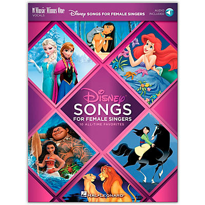 Music Minus One Disney Songs for Female Singers 10 All-Time Favorites with Fully-Orchestrated Backing Tracks Book/Audio Online