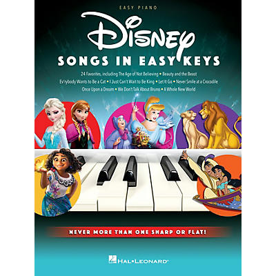 Hal Leonard Disney Songs in Easy Keys - Easy Piano Songbook