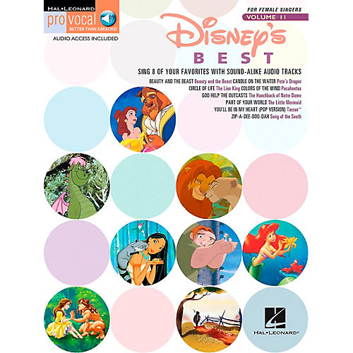 Disney's Best - Pro Vocal Songbook for Female Singers Volume 11 Book/Audio Online