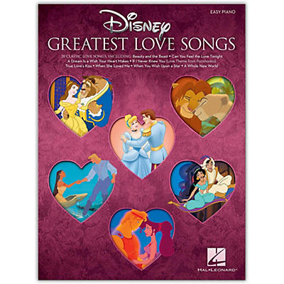 Hal Leonard Disney's Greatest Love Songs for Easy Piano