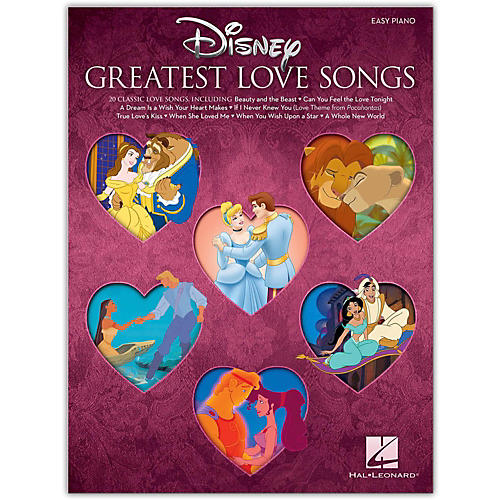 Hal Leonard Disney's Greatest Love Songs for Easy Piano