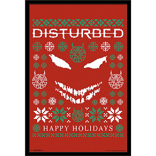 Disturbed - Ugly Xmas Sweater Poster