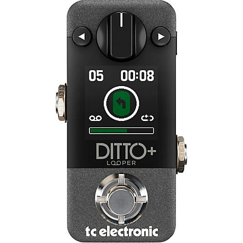 TC Electronic Ditto+ Looper Effects Pedal Black