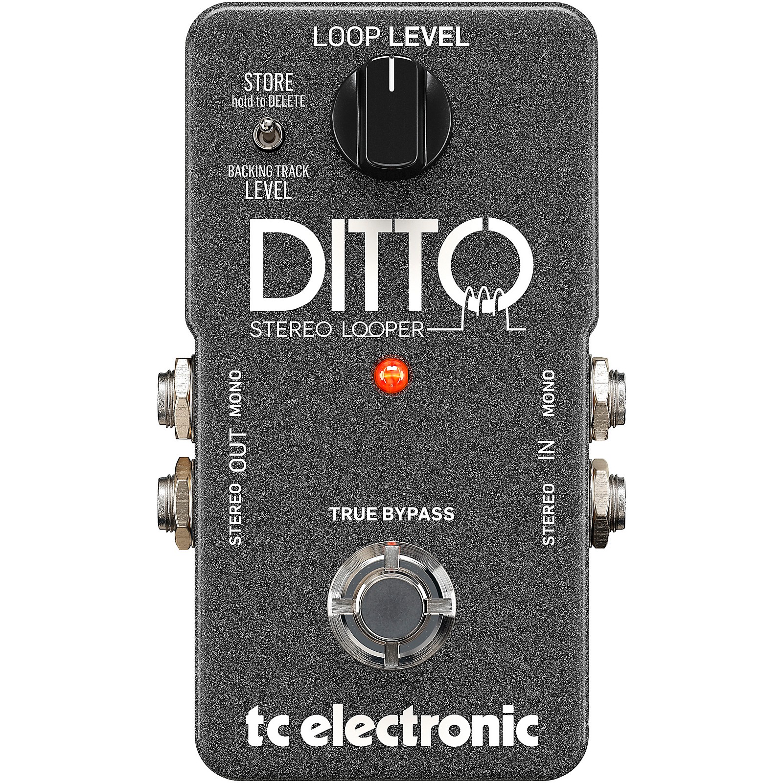 TC Electronic Ditto Stereo Looper Guitar Effects Pedal Musician's Friend