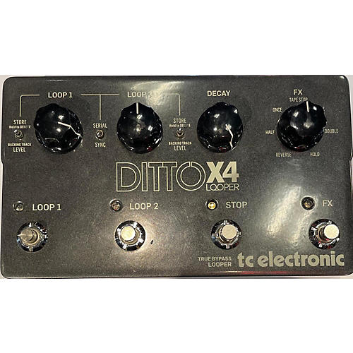 TC Electronic Ditto X4 Looper Pedal | Musician's Friend