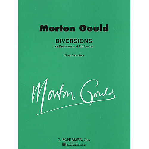 G. Schirmer Diversions (Score and Parts) Woodwind Solo Series Composed by Morton Gould