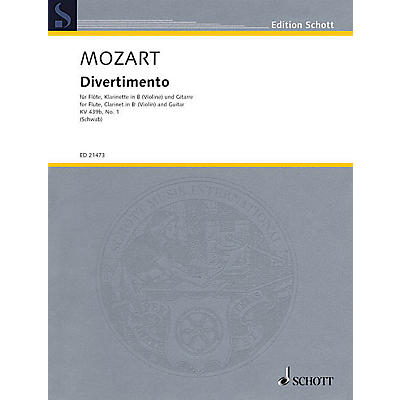 Schott Divertimento, K. 439b, No. 1 Ensemble Softcover by Wolfgang Amadeus Mozart Arranged by Siegfried Schwab