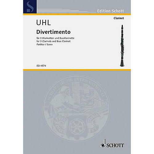 Schott Divertimento (Score) Schott Series Composed by Alfred Uhl