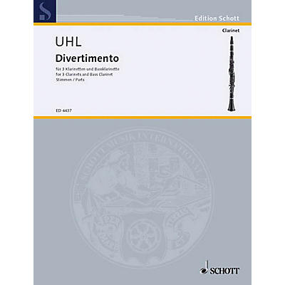 Schott Divertimento (Set of Parts) Schott Series Composed by Alfred Uhl