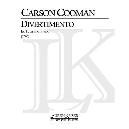 Lauren Keiser Music Publishing Divertimento for Tuba and Piano LKM Music Series Composed by Carson Cooman