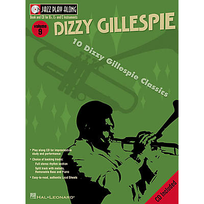 Hal Leonard Dizzy Gillespie - Jazz Play Along Volume 9 Book with CD
