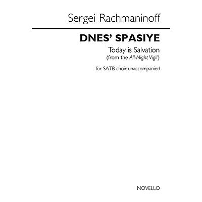 Novello Dnes' Spasiye (Today Is Salvation) (from the All-Night Vigil) SATB a cappella by Sergei Rachmaninoff