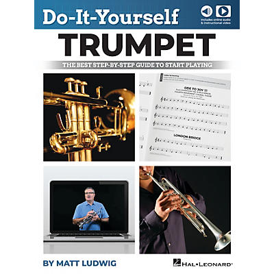 Hal Leonard Do-It-Yourself Trumpet The Best Step-by-Step Guide to Start Playing Book/Online Audio/Online Video