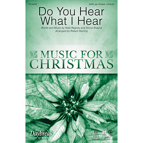 Do You Hear What I Hear ORCHESTRA ACCOMPANIMENT Arranged by Robert Sterling