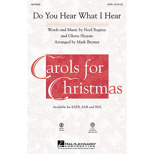 Hal Leonard Do You Hear What I Hear? SATB arranged by Mark Brymer