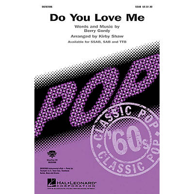 Hal Leonard Do You Love Me SAB Arranged by Kirby Shaw