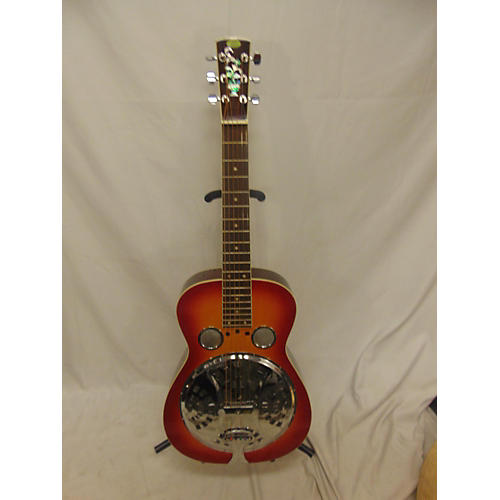 Regal Dobro Resonator Guitar 2 Color Sunburst