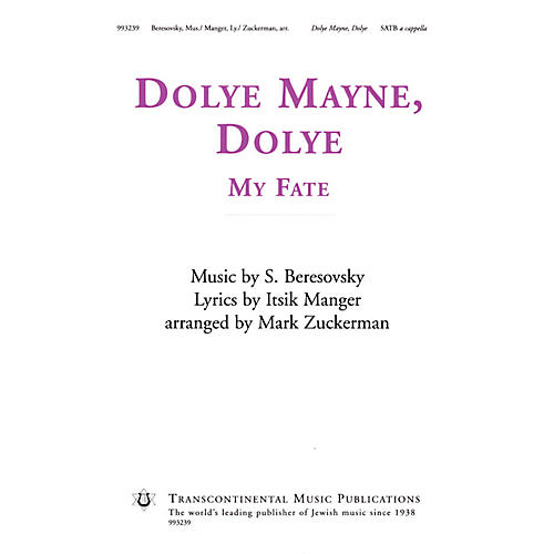 Transcontinental Music Dolye Mayne, Dolye (My Fate) SATB a cappella arranged by Mark Zuckerman
