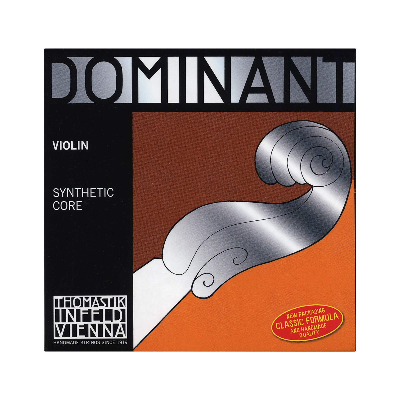 Thomastik Dominant 1/2 Size Violin Strings 1/2 Set, Steel E String