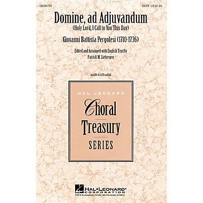 Hal Leonard Domine, ad Adjuvandum (Holy Lord, I Call to You This Day) SATB arranged by Patrick M. Liebergen