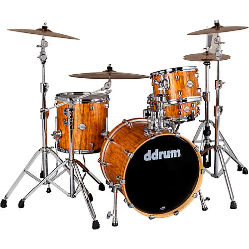 Ddrum Dominion 4-Piece Shell Pack Satin Bubinga