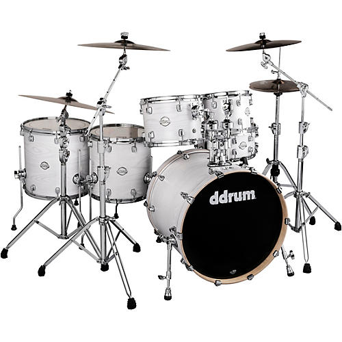 Ddrum Dominion 6-Piece Shell Pack Paper White Birch